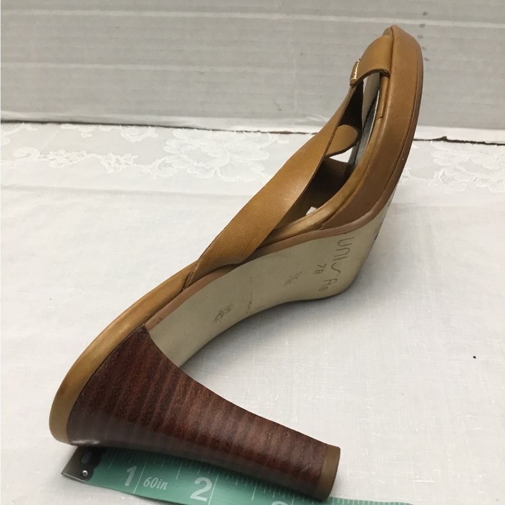 UNISA Camel Open-Toe Heels - Picture 11 of 13